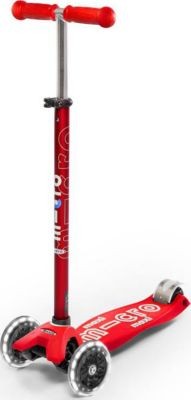 micro Kickboard maxi deluxe LED red Kickboard maxi deluxe LED красный