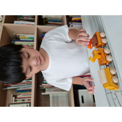 PLANTOYS Planworld Guterzug Schiebespielzeug Planworld хорошая игрушка-толкатель поезда