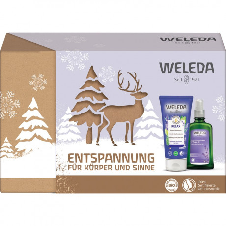 Weleda Geschenkset Relax & Lavendel  Подарочный набор «Релаксация и лаванда»
