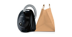 Siemens Siemens Bodensstaubsauger VS06A212, Bodenstaubsauger schwarz  schwarz Пылесос Siemens VS06A212, пылесос черный