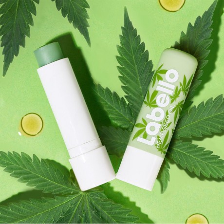 Labello Naturally Vegan Hanfoel & Sheabutter Cosmos 5.2 ml Натуральное веганское конопляное масло и масло ши Cosmos