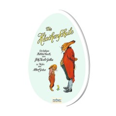 Thienemann Esslinger Verlag Die Haschenschule: Kleines Pappbilderbuch in Ei-Form The Bunny School: Маленькая картонная книжка с картинками в форме яйца.