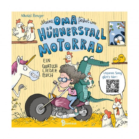 Baumhaus Medien Meine Oma fahrt im Huhnerstall Motorrad Моя бабушка катается на мотоцикле в курятнике