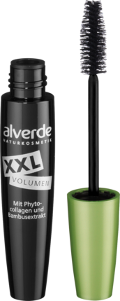 alverde NATURKOSMETIK Тушь для ресниц XXL Volumen schwarz 010, 12 мл