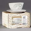Fiftyeight Products TV Tassen Kaffeetasse weiss kussend 0,20 L Чашки TV кофейная чашка белая целующаяся 0,20 л