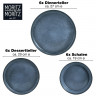 Moritz & Moritz Moritz & Moritz Tafelservice 18-tlg Blau blau Сервиз Moritz &amp; Moritz обеденный, 18 предм., синий