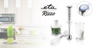 eta eta Stabmixer Rizzo, ETA305790000, 400 W, mit Zerkleinereraufsatz und Mixbecher, DC-Motor ручной блендер eta Rizzo, ETA305790000, 400 Вт, с насадкой-измельчителем и чашей для смешивания, двигатель постоянного тока