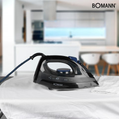 BOMANN BOMANN Dampfbugeleisen BOMANN Dampfbugelautomat Dampfbugeleisen DB 6003 schwarz-blau  Паровой утюг BOMANN Автоматический паровой утюг BOMANN паровой утюг DB 6003 черно-синий