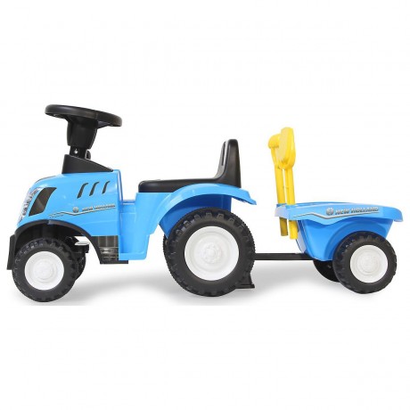 Jamara Rutscher New Holland T7 Traktor blau Трактор Rider New Holland T7 синий