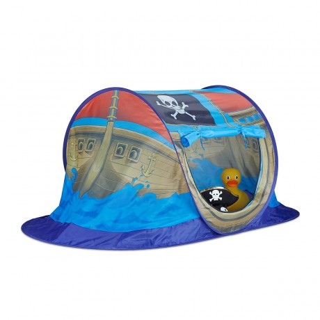 relaxdays Pop Up Spielzelt Piratenschiff Всплывающая палатка с пиратским кораблем