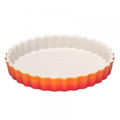 Le Creuset Le Creuset  'Poterie Tarte-Form' Tarte-Form Ofenrot 28 cm / 2,1 L Le Creuset &quot;Poterie Tarte-Form&quot; Форма для выпечки, красная, 28 см / 2,1 л