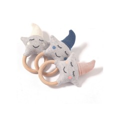 nordic coast company Babyrassel Baby Rassel Stern Rasseln Детская погремушка Детская погремушка Звездные погремушки