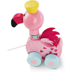 Orange Tree Toys Holzspielzeug Nachziehtier Flamingo (46007) Деревянная игрушка-фламинго (46007)