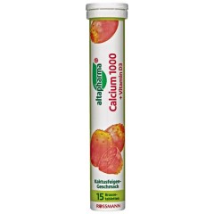altapharma Brausetabletten Calcium 1000 + Vitamin D3 Шипучие витамины с Кальцием и D3 15 Шт.