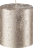Profissimo Свеча декоративная metallic platin 80/68, 1 шт