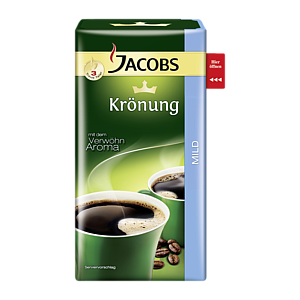 Jacobs Kronung Кофе мягкий молотый 500г