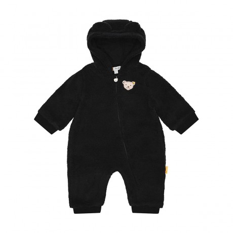 Steiff Einteiler Steiff Classic Baby aus Plusch mit Teddykapuze Overalls Сплошной плюшевый комбинезон Steiff Classic Baby с плюшевым капюшоном