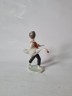 Hollohaza Porcelain Коллекционная керамическая фигурка "Мальчик Нильс с гусем", 13смx8см, Венгрия, 1960-70гг.