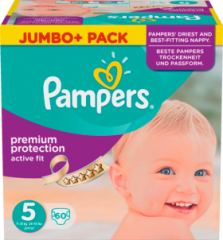 Pampers Active Fit Gr. 5 Юниор JumboPack +, 60 шт