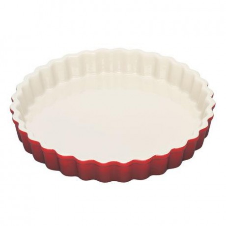 Le Creuset Le Creuset 'Poterie Tarte-Form' Tarte-Form Kirschrot 28 cm / 2,1 L Le Creuset "Poterie Tarte-Form" Форма для тарталеток вишнево-красная 28 см / 2,1 л
