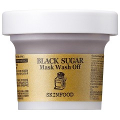 SKINFOOD Black Sugar Mask Wash Off  Смываемая маска с черным сахаром