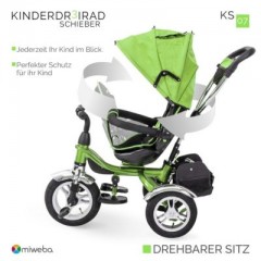 Miweba Kinderwagen Buggy Dreirad KS07 Schieber Трехколесная коляска KS07 слайдер