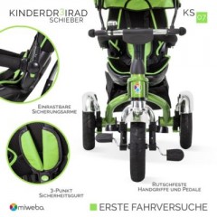 Miweba Kinderwagen Buggy Dreirad KS07 Schieber Трехколесная коляска KS07 слайдер
