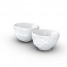 Fiftyeight Products TV Tassen Schalchen Set 2-tlg. - vertraumt & glucklich 0,10 L Набор подставок для телевизора 2 шт. - мечтательный и счастливый 0,10 л