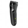 Braun Elektrischer Rasierer fur Manner quot;Series 3 301quot; in Schwarz + Reisebeutel  Электробритва для мужчин &quot;Серия 3 301&quot; в черном + дорожная сумка