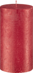 Profissimo Свеча декоративная metallic rot 130/68, 1 шт