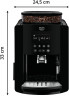 Krups Krups Kaffeevollautomat Arabica mit Milchaufschaumduse 1450 Watt + Reinigungs- und Pflegeset, Direktwahltasten fur Espresso und Kaffee, 1,7L, 2-Tassen-Funktion  Полностью автоматическая кофемашина Krups Арабика с насадкой для вспенивания молока 1450