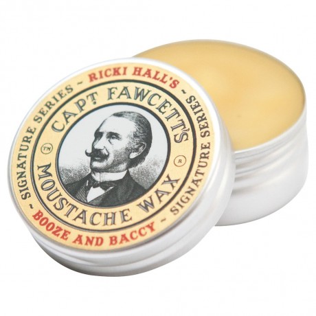 Captain Fawcett's Ricki Hall#x27;s Booze & Baccy Moustache Wax  Воск для усов Ricki Hall#x27;s Booze &amp; Baccy