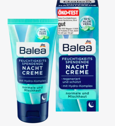 Balea (Балеа) Feuchtigkeitsspendende Nachtcreme Увлажняющий Ночной крем для лица , 50 мл