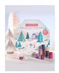 Yankee Candle Адвент календарь &quot;24 Days of Fragrance&quot;, свечи 24 шт и подсвечник