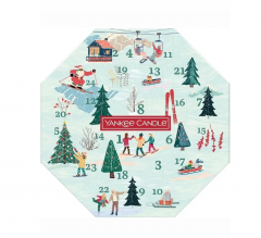 Yankee Candle Адвент календарь &quot;24 Days of Fragrance&quot;, свечи 24 шт и подсвечник