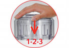 Tefal Tefal Standmixer DPA130, DPA130 La Moulinette Elektrischer Zerkleinerer 1000W 330g Weiss  Миксер Tefal DPA130, DPA130 La Moulinette Электрический измельчитель 1000Вт 330г Белый
