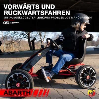 Actionbikes Motors Kinder GoKart Abarth FS595 Lizenziert Детская лицензия GoKart Abarth FS595