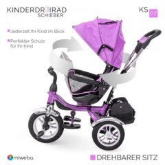 Miweba Kinderwagen Buggy Dreirad KS07 Schieber Трехколесная коляска KS07 слайдер