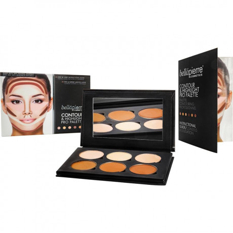 Тени для век Беллапьерр Косметикс Bellapierre Cosmetics Augen Contour & Highlight Pro Palette, 1 шт.