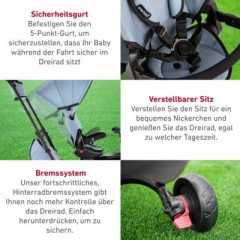 smarTrike Dreirad smarTfold 700S Трехколесный велосипед smartfold 700S