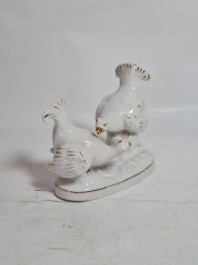 Фигурка винтажная Thuringen &quot;Токающие глухари&quot;, фарфор, 12 см, Германия, 1970-80гг.