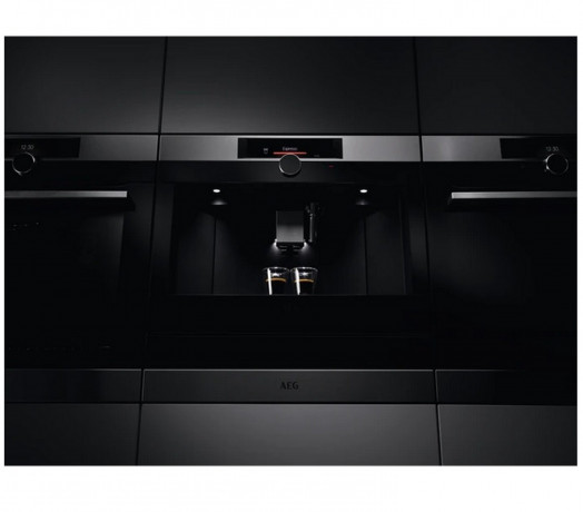 AEG AEG Einbau-Kaffeevollautomat KKK994500M, Premium-Drehwahler mit Beruhrungssensor Antifinger Edelstahl-Beschichtung 2 Heizsysteme fur eine optimale Bruhtemperatur und Dampfausgabe  Встраиваемая полностью автоматическая кофемашина AEG KKK994500M, поворо