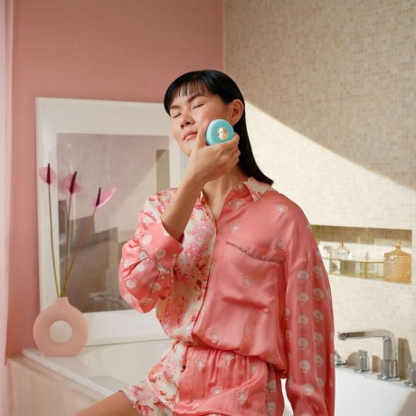 FOREO mini 2 Maskengerat mit Warme- und LED-Lichttherapie Mint Маска mini 2 с терапией теплом и светодиодным светом