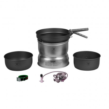 Trangia Trangia Gaskocher Trangia Sturmkocher-Set Gas 25-7 UL/HA/GB (geeignet fur 3-4 Personen) hellgrau Газовая плита Trangia Набор для штормовой плиты Trangia газ 25-7 UL/HA/GB (подходит для 3-4 человек)