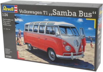 Revell Revell Modellbausatz VW T1 Samba Bus Massstab 1:24 Комплект модели Revell VW T1 Samba Bus масштаб 1:24