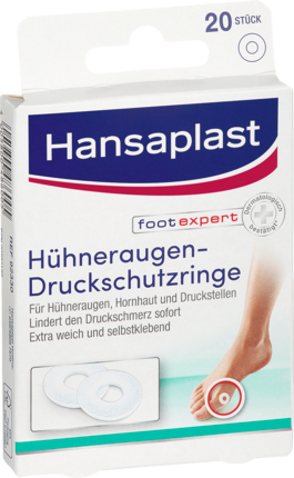 Hansaplast Кольца защитные от мазолей, 20 шт