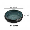 Moritz & Moritz Moritz & Moritz  Suppenteller 4-tlg. REACTIV blau Суповые тарелки Moritz &amp; Moritz 4 шт. РЕАКТИВНЫЙ
