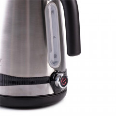 Camry Camry Wasserkocher CR 1291 Edelstahl-Wasserkocher 1,7 Liter mit LCD-Display, Temperaturregler, Warmhaltefunktion  Чайник Camry CR 1291 Чайник из нержавеющей стали 1,7 литра с ЖК-дисплеем, регулировкой температуры, функцией поддержания тепла