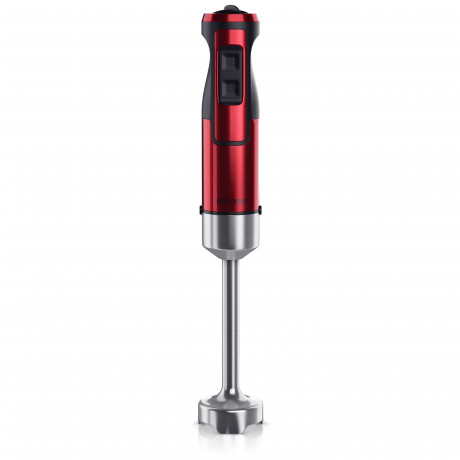Arendo Arendo Stabmixer, 1000 W, Edelstahl Purierstab in rot Handmixer mit stufenloser Regelung Ручной блендер Arendo, 1000 Вт, очищающий стержень из нержавеющей стали красного цвета ручной миксер с бесступенчатым управлением