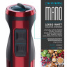 Arendo Arendo Stabmixer, 1000 W, Edelstahl Purierstab in rot Handmixer mit stufenloser Regelung Ручной блендер Arendo, 1000 Вт, очищающий стержень из нержавеющей стали красного цвета ручной миксер с бесступенчатым управлением